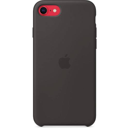 Чехол для смартфона Apple для iPhone SE Silicone, чёрный
